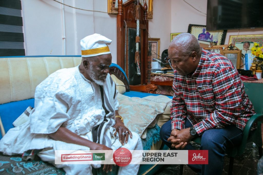 Mahama Visits Bawku; Promises To Ensure Peace And Build A Modern Hospital