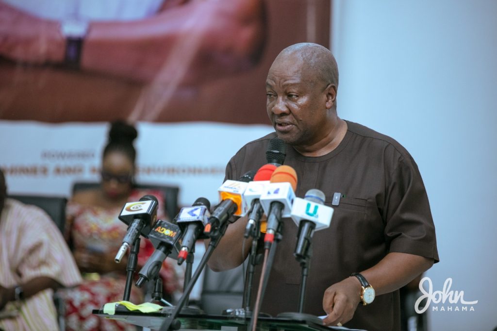 We’ll establish a joint action team to reclaim destroyed ‘galamsey’ lands – Mahama