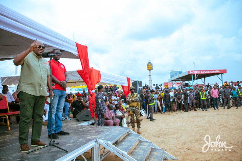 ‘Have you received Akufo-Addo’s 419 cars?’ – Mahama asks okada riders, as he insists on legalisation