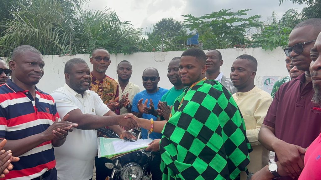 Sammy Gyamfi Donates 18 Motorbikes to NDC Constituency Communication Officers in Volta Region
