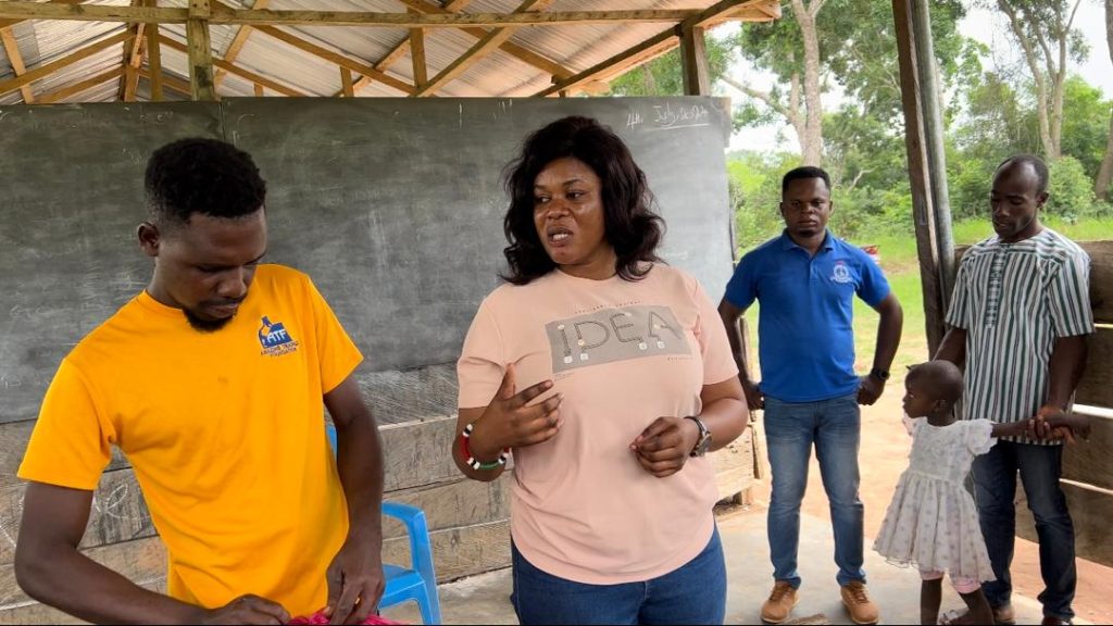 Hon Mavis Adjei-kwaa supports BECE candidates across her Electoral Area in Jaman North