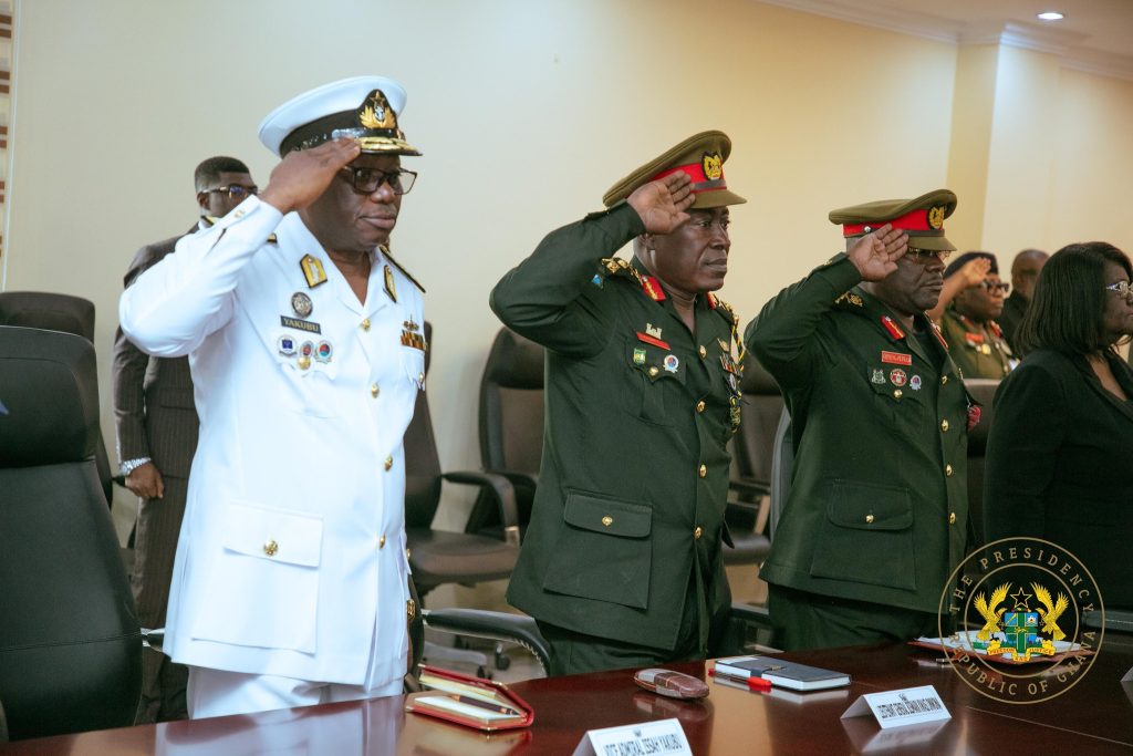 Mahama swears in Armed Forces Council members